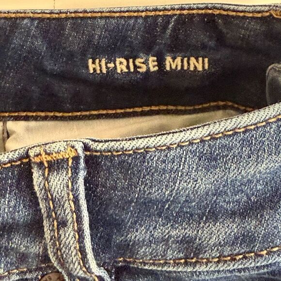 American Eagle Outfitters High Rise Mini Denim Skirt - US Women’s 4 - Picture 3 of 6